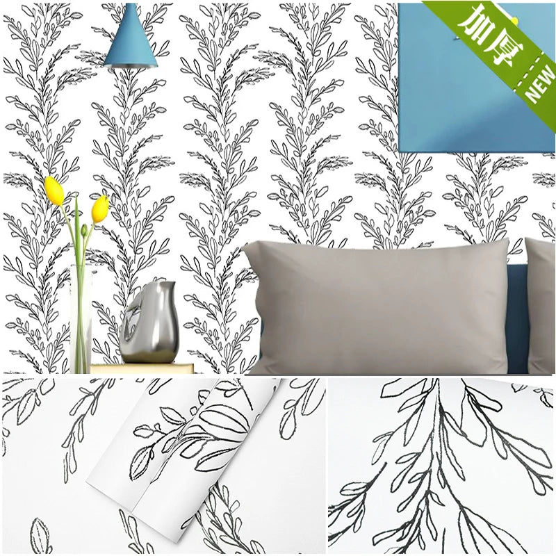 Modern Vinyl Wallpaper Peel Stick Boho Contact Paper Self Adhesive Qme