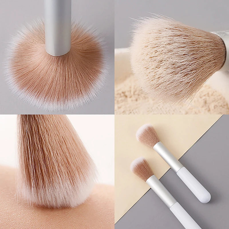 Round Handle Multifunctional Makeup Brushes Girl Professional Powder Qme