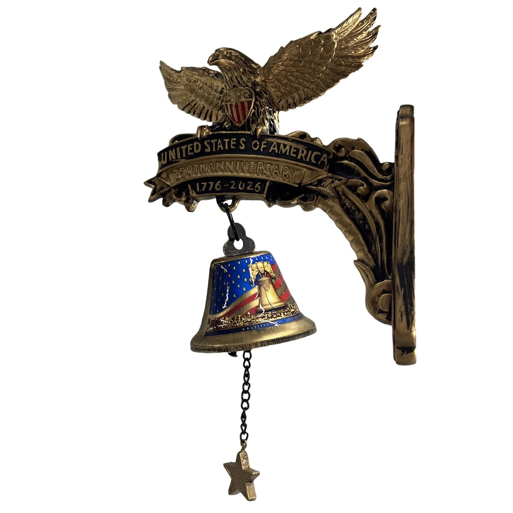 Eagle 250th Anniversary Commemorative Doorbell 1776-2026 Decor Home & Outdoor Doorbell 4th of July for Collectors and Patriotic Qme 1PCS
