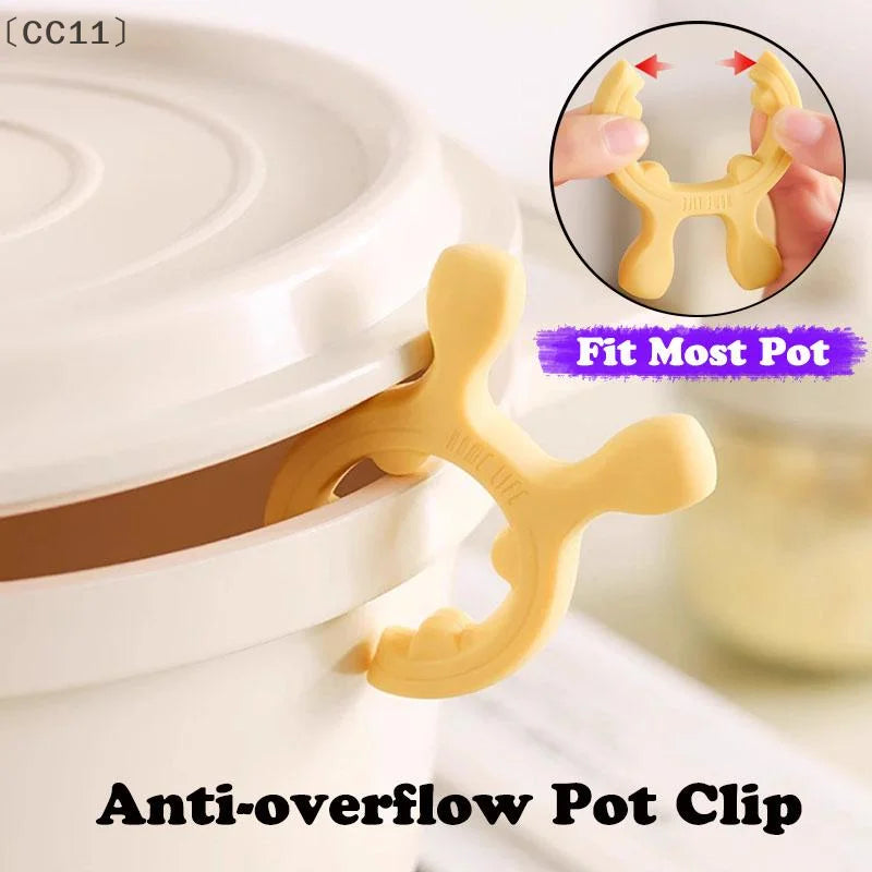 CC11Multifunctional Deer Ear Spatula Holder Anti Scalding Overflow Qme