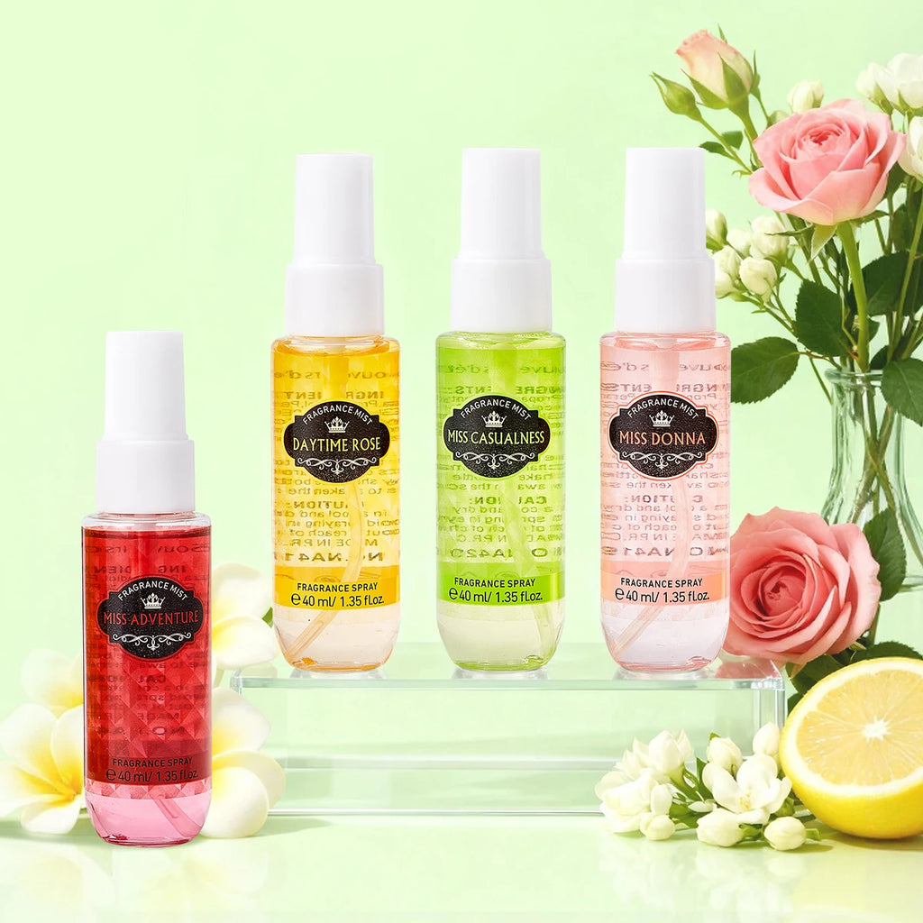 4-piece Fragrance Spray Lasting Fresh Suitable Daily Dating Use Ideal Qme