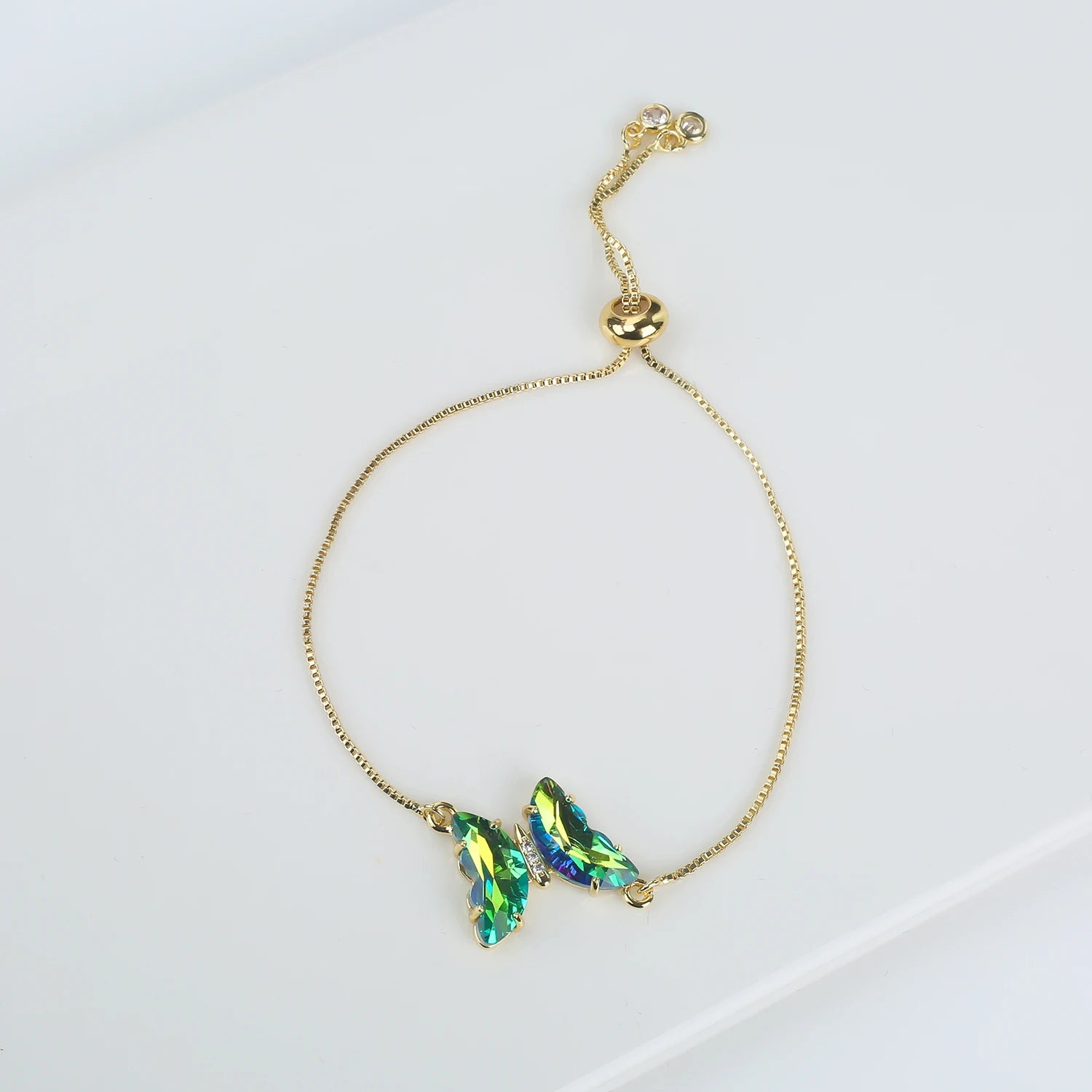 New Trend Fashion Crystal Zirconia Butterfly Charm Bracelet Temperament for Women Light Luxury Party Jewelry Gift Daily Wear Qme Bracelet 10 23cm