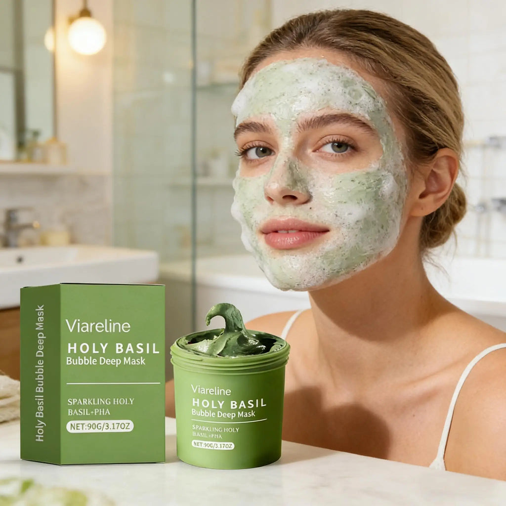 Face Cleansing Bubble Mask Deeply Shrinking Pore Cleans Blackhead Oil Control Anti-Acne Improve Rough Skin Brighten Nourish Mask Qme