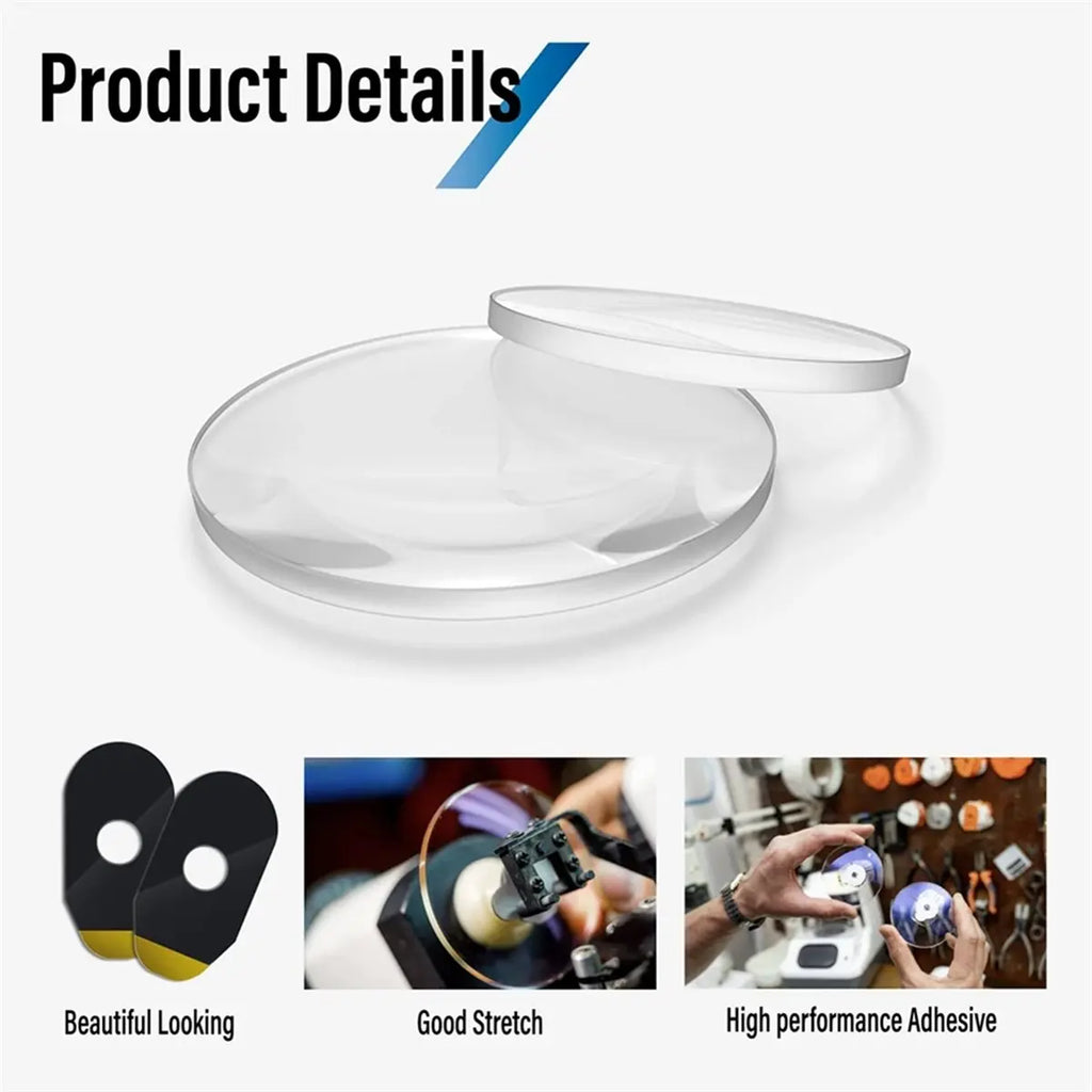 A02F-Anti Slip PC Hydrophobic Lens Protective Sticker 1000Pcs High Adhesive Optical Lens Clamping Pad Lens Edger Accessories Qme