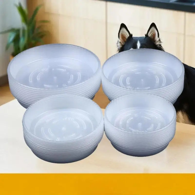 Desktop Plant Saucer Plastic Trash Storage Flower Pot Base Home Round Qme