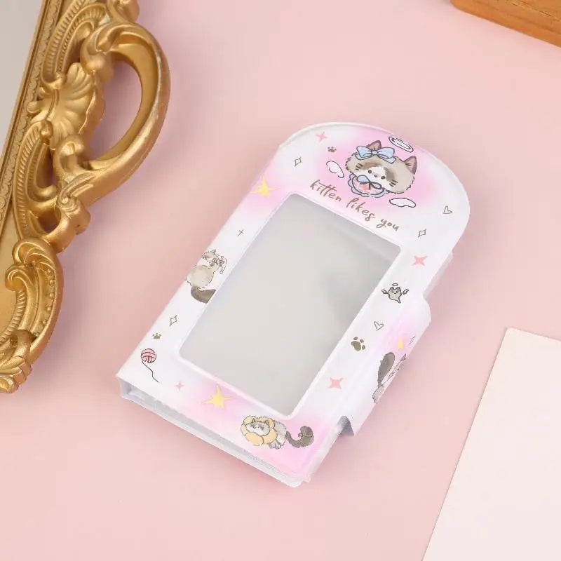 28 Card Slots Photo Card Binder 3-inch Kpop Photo Card Photo Album Postcard Photocards Holder Cardalbum For Photographs Qme A2