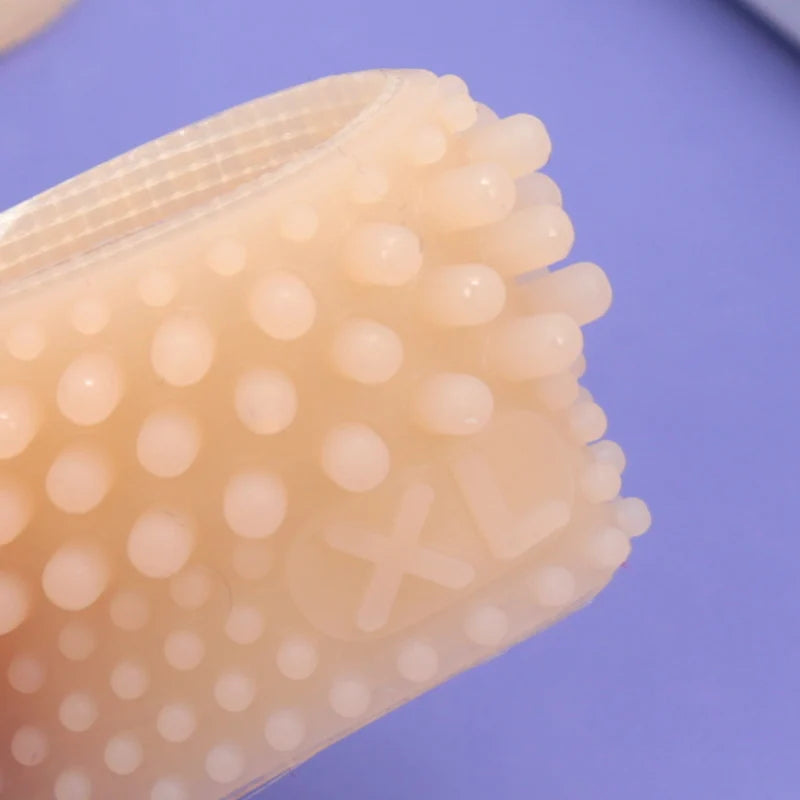 Silicone Heel Protectors Stickers Heels Grips for Women Men Anti Slip Heel Cushions Non-Slip Inserts Pads Foot Soft Heel Care Qme