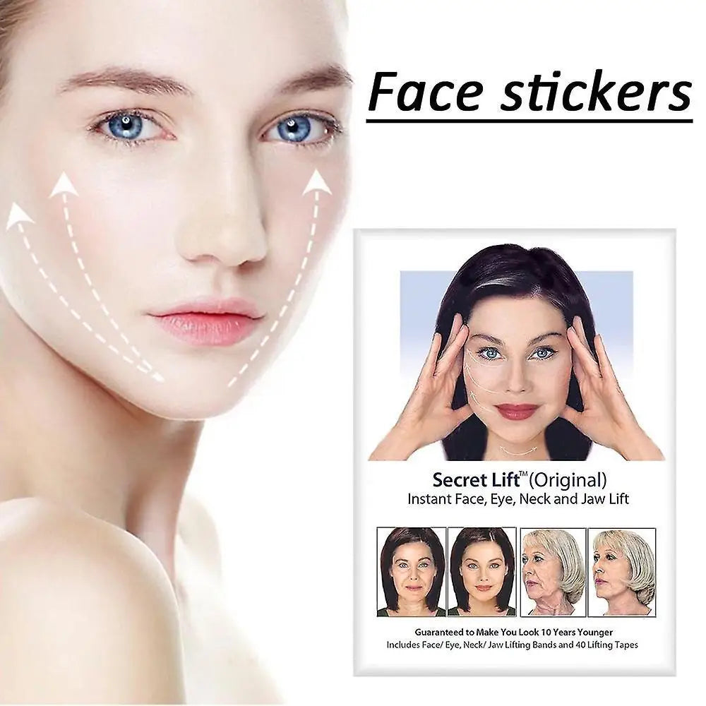 Instant Invisible Face Stickers Neck Eye Double Chin Lift V Shape Qme