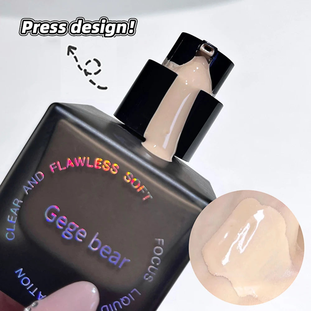 Gege Bear Clear Flawless Foundation Natural Hydrating Long-lasting Qme