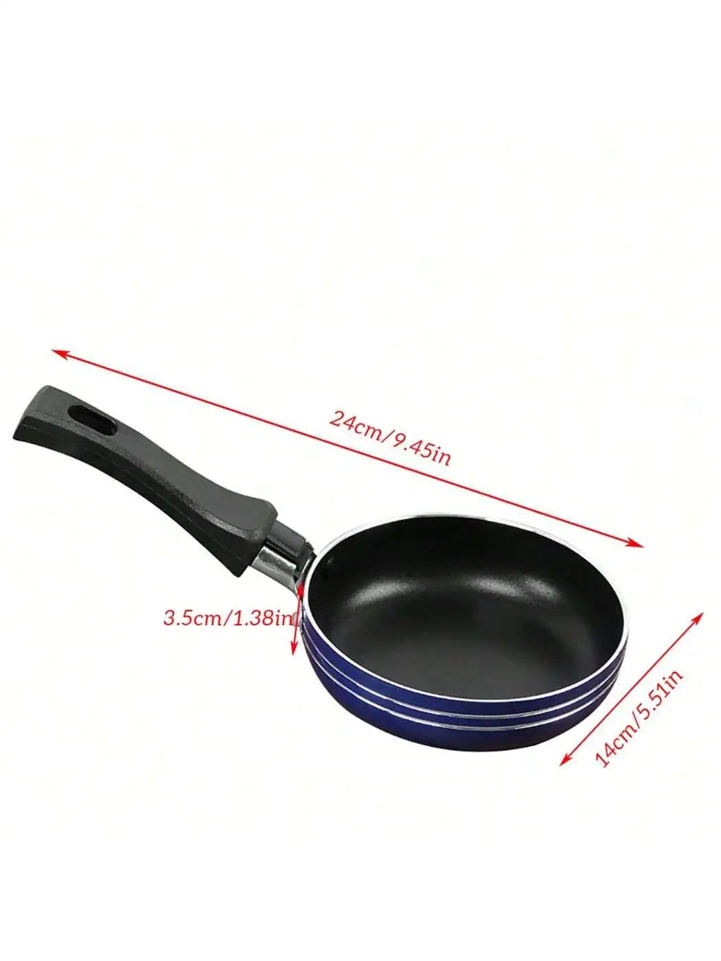 Mini Frying Pan Non-stick Steel Frypan Pot Saucepan Random Cookware Qme