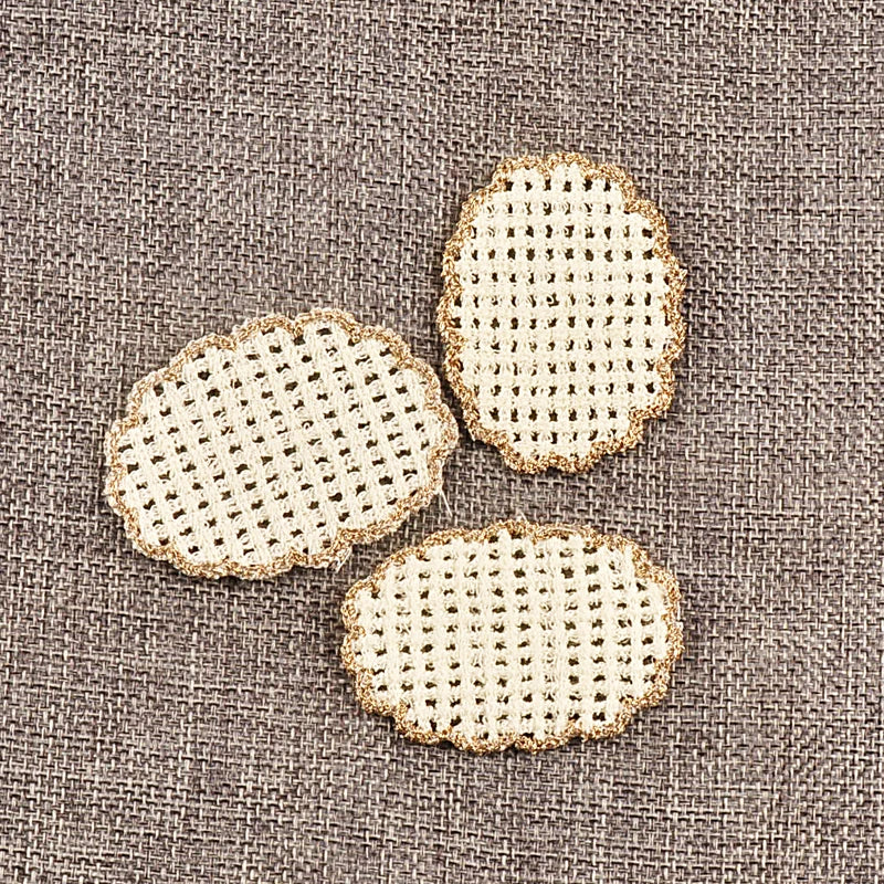 5pcs 4-6.5cm Mix Shape Embroidered Mesh Appliques For DIY Clothing Bag Decoration Patch Sewing Accessory Without Gum cp4187 Qme 5pcs 5.7x4.2cm
