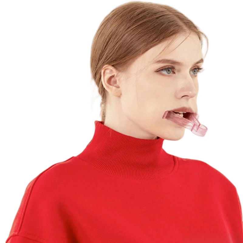 1/2/3/4Pcs V-Shaped Jaw Chewing Trainer Oral Muscle Training Firming Chin Exerciser Instrument Double Chin Exerciser Instrument Qme