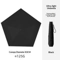 2 In 1 Sun Protection Ultra Light Pencil Umbrella Portable Folding UV Block Travel Umbrella Mini Pocket Rain Umbrella For Women Qme A2 5K metal-fiber composite