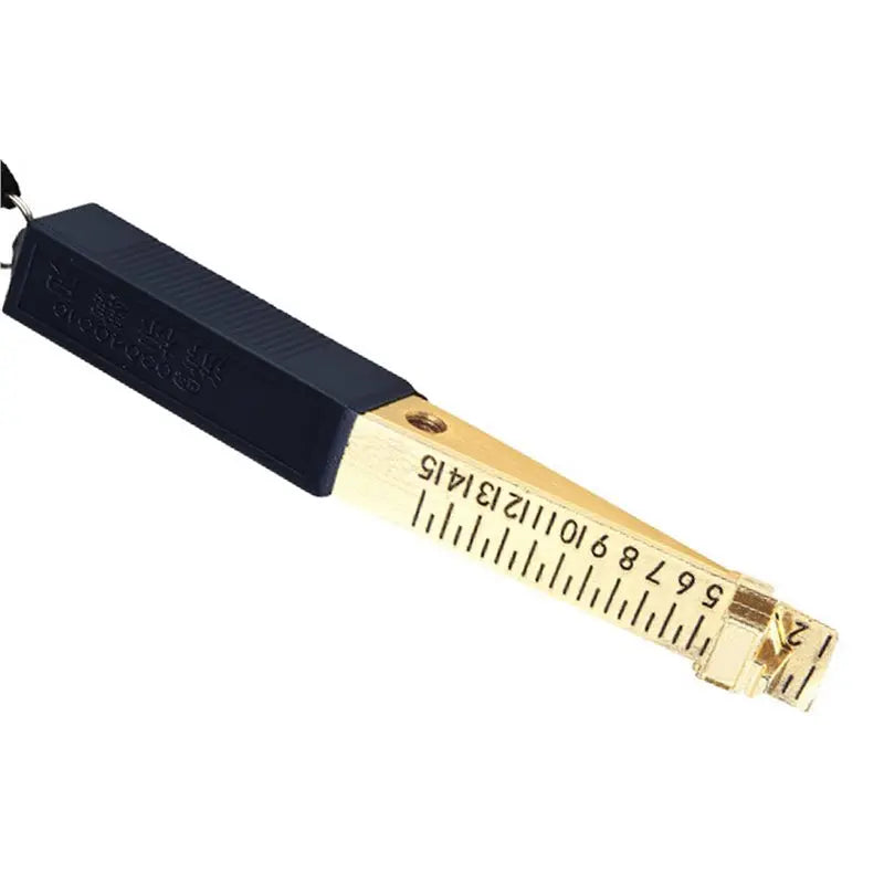 A02F-3X Door-Gap Measuring Tool, 1-15Mm Fire Door-Gap Gauge Checker, Feeler Gauges For Engineering Inspection Measurement Qme