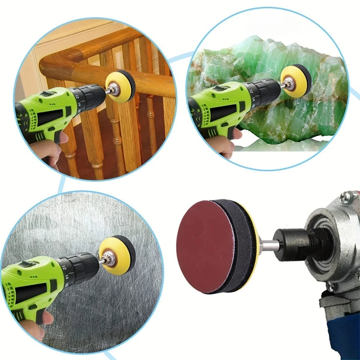 Sand grinding disc, sand pad, hook ring, sand grinding disc, sand piece, quick replacement, sandpaper for car polishing Qme
