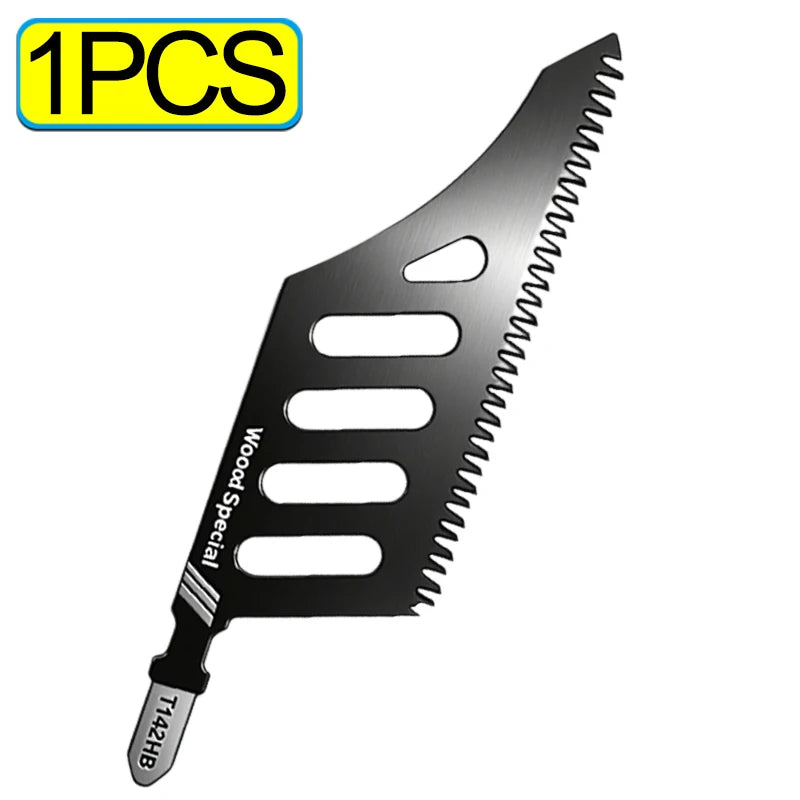 20/1PCS Jigsaw Blades Heavy Duty T-Shank Wood Aluminum Cutting Coarse Teeth Precision Tight Spaces Tools Replaceable Cut Tools Qme 1PCS