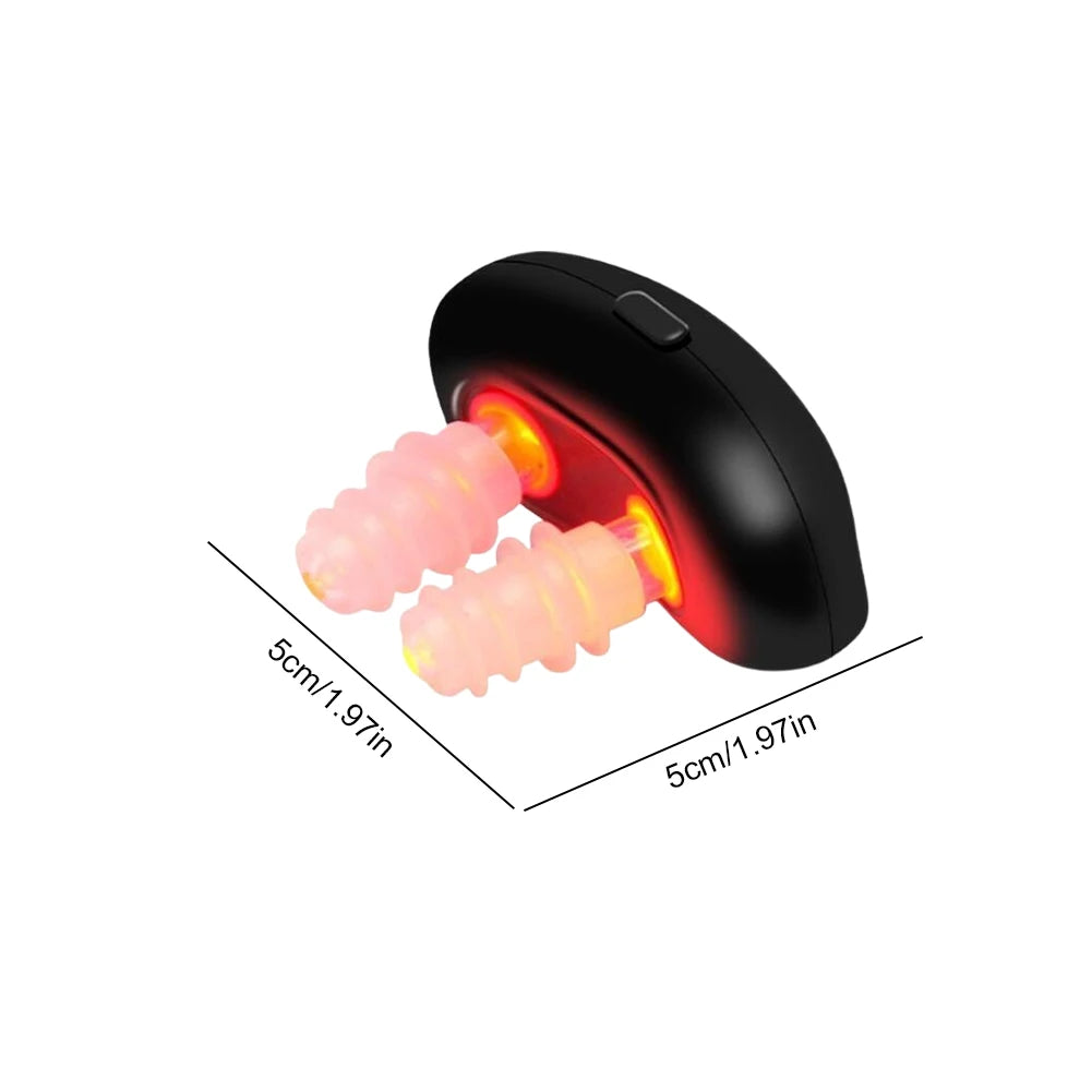 1/2PCS Cordless Low Frequency Pulse Nose Massage Portable Red Light Nose Therapy Infrared Device for Improving Nasal Ventilation Qme