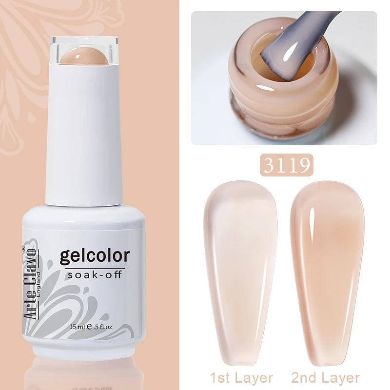 Arte Clavo Macaron Spring Series Gel Nail Polish Pigment Semi
