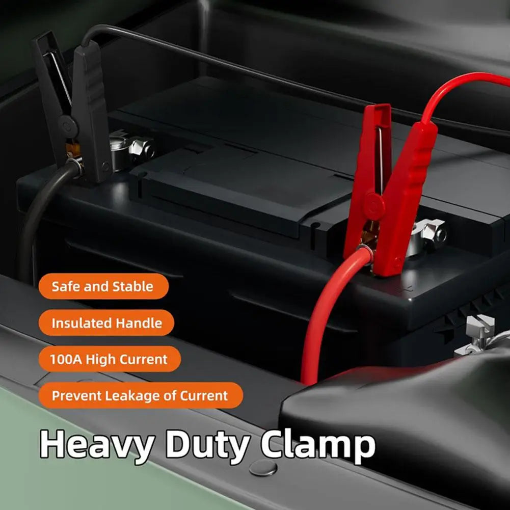 Jump Cables Starting Adapter Auto Booster Cable Car Use Tool For Ryobi 18V Li-ion Battery With Switch Car Accessories Qme
