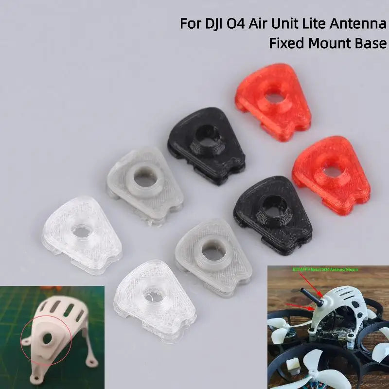 1 O4 Air Unit Lite Antenna Fixed Mount Base 3D Printed Protective Qme