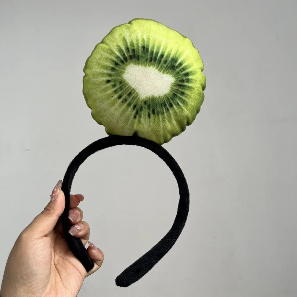 Fashion Kawaii Simulated Food Hair Hoop Korean Headwear Fruits Qme Style16