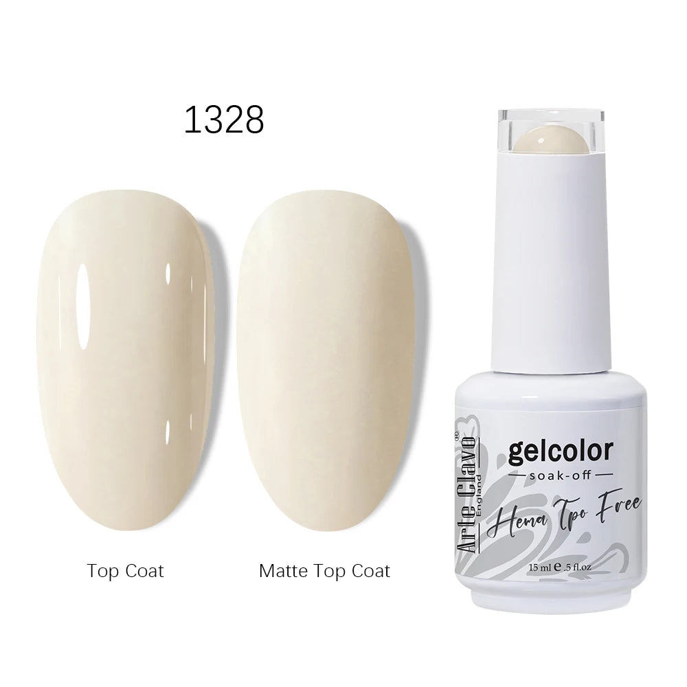 Arte Clavo HEMA TPO Coffee Brown Gel Nail Polish Winter Semipermanent