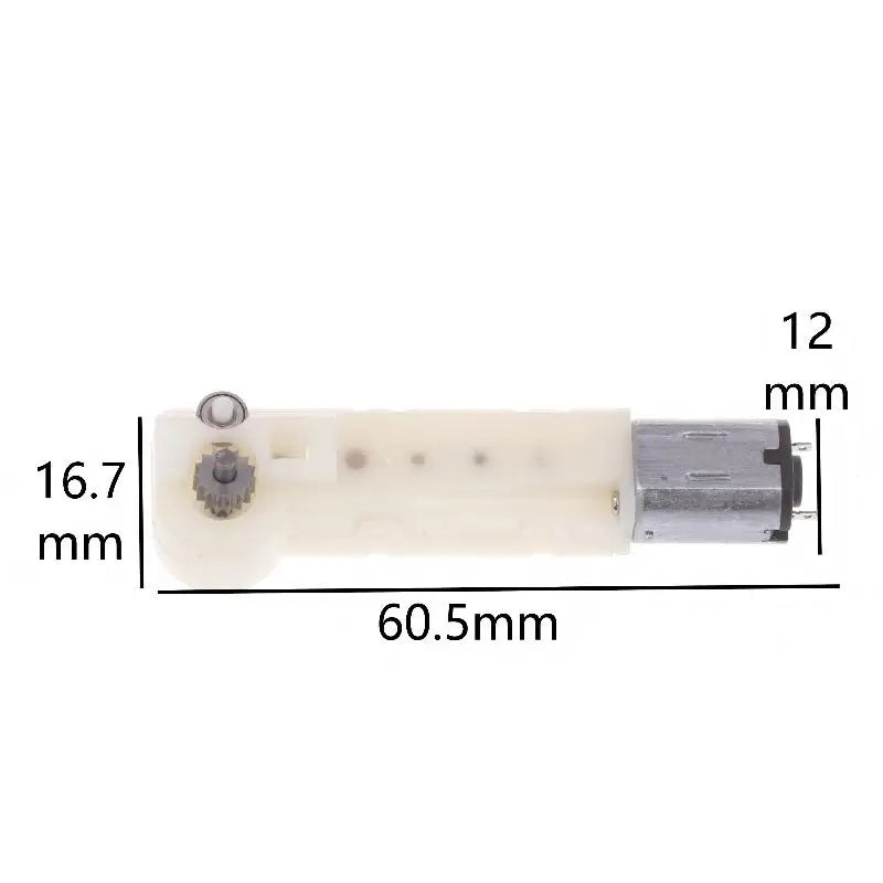 DC5V-6V Metal Brushless Motor Mini N20 Worm Gear Motor Slow Speed Motor For 3D Printing Pen DIY Robot Model Making Qme