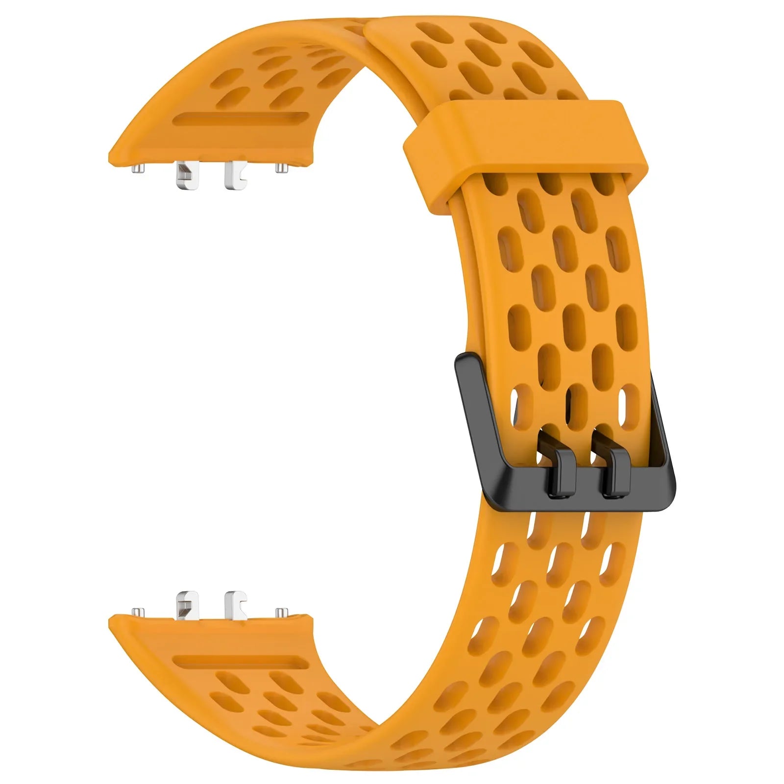 Breathable Straps for Samsung Galaxy FIT 3 Silicone Band Women Men Soft Sport Band for Samsung Smartwatch FIT3 Wriatband Qme YELLOW Samsung Galaxy Fit3