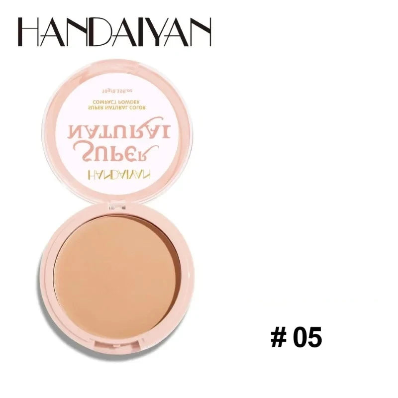 Face Setting Powder Cushion Long Lasting Oil-Control Pressed Foundations 8 Colors Matte Finish Concealer Makeup Pressed Powder Qme 05