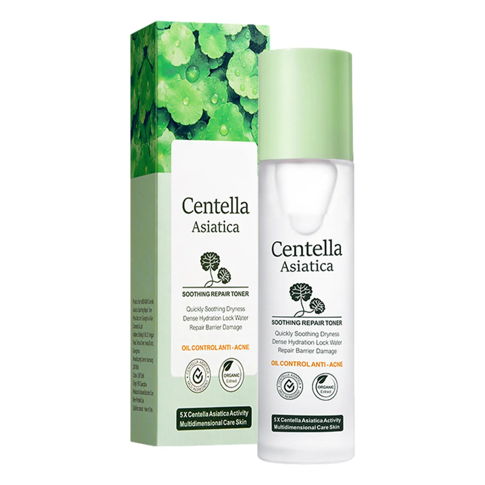 Centella Toner Asiatica Soothing Face Anti-aging Pore Control Qme 120ml CN