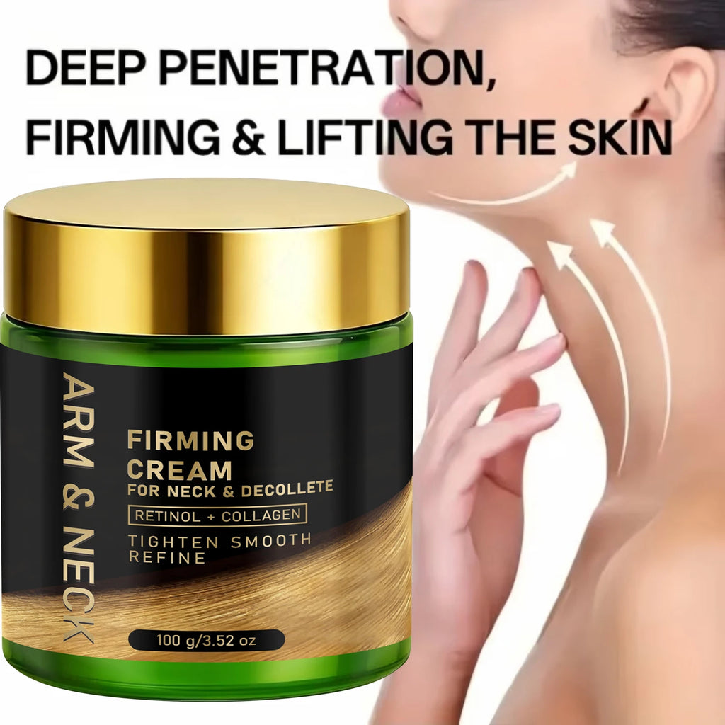 Bee Venom Retinol Collagen Firming Cream, Hydrating Tightening Treatment for Neck & Decollete Qme