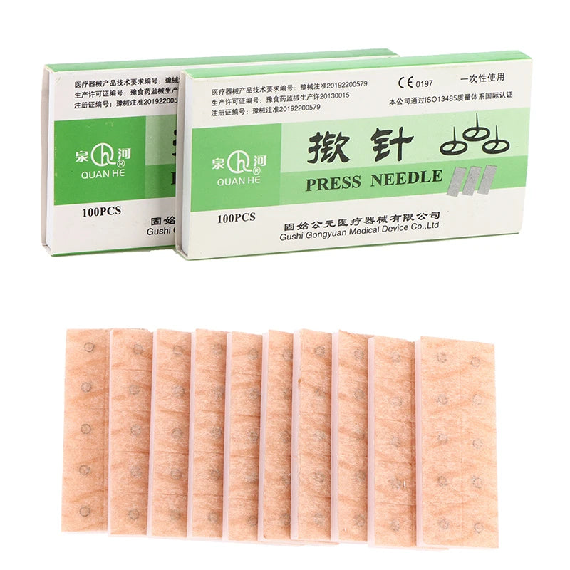 Box Multi-condition Ear Seed Acupressure Disposable Press Needle Qme