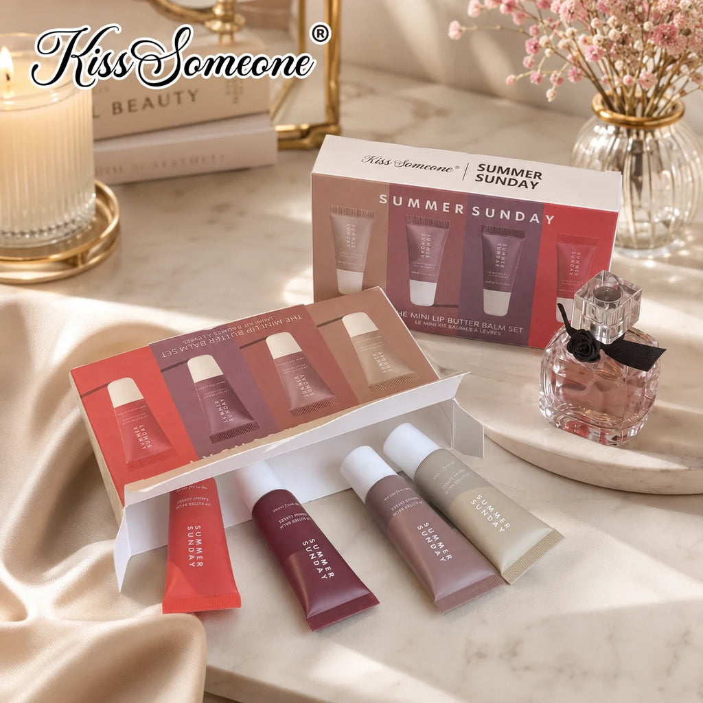 4PCS Glitter & Clear Lip Gloss Bundle Shimmer High-Shine Hydrating Lip Oil Set Plumping Glass Lip Makeup For Party， Lasting Shim Qme
