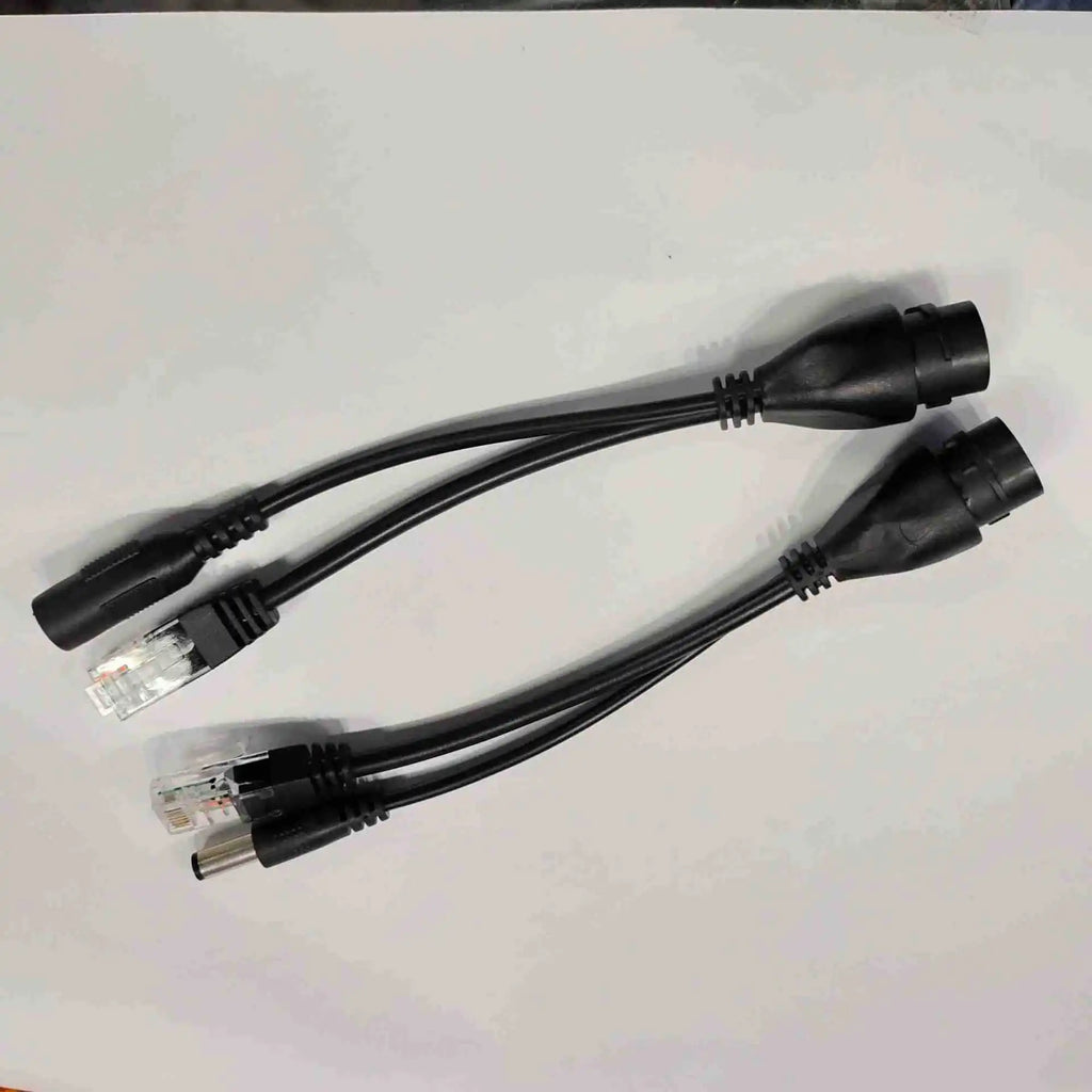 2PCS POE Splitter Power Supply Module Network Power Supply Waterproof POE for Cameras 12V Ethernet Extender Qme POE102