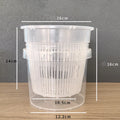 1pcs 11/14/16CM Plastic Flower Pot Self-Watering Phalaenopsis Orchid Pots For Easy Plant Care And Maintenance Garden Tools Qme A 11CM