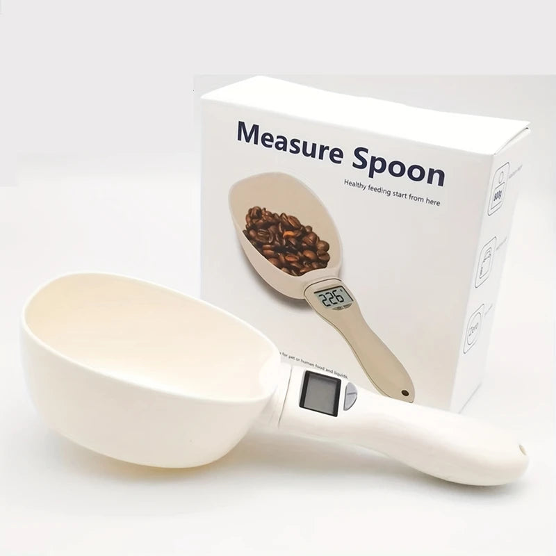 Kitchen Digital Food Measuring Spoon Scale Pet Food Measuring Spoon Scale Suitable For Cat And Dog Food Measuring Flour Spoon ﻿ Qme