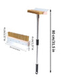 Pizza Oven Brush With Scraper Barbecue Brush For Outdoor Grill Washable Barbecue Grill Cleaning Tool For Home Commercial Qme 0.8M China Mainland