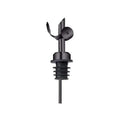 Stainless Steel Bottle Stopper Pourer With Funnel Stainless Steel Oil Bottle Stopper Leakproof Olive Oil Dispenser Cooking Tools Qme Black