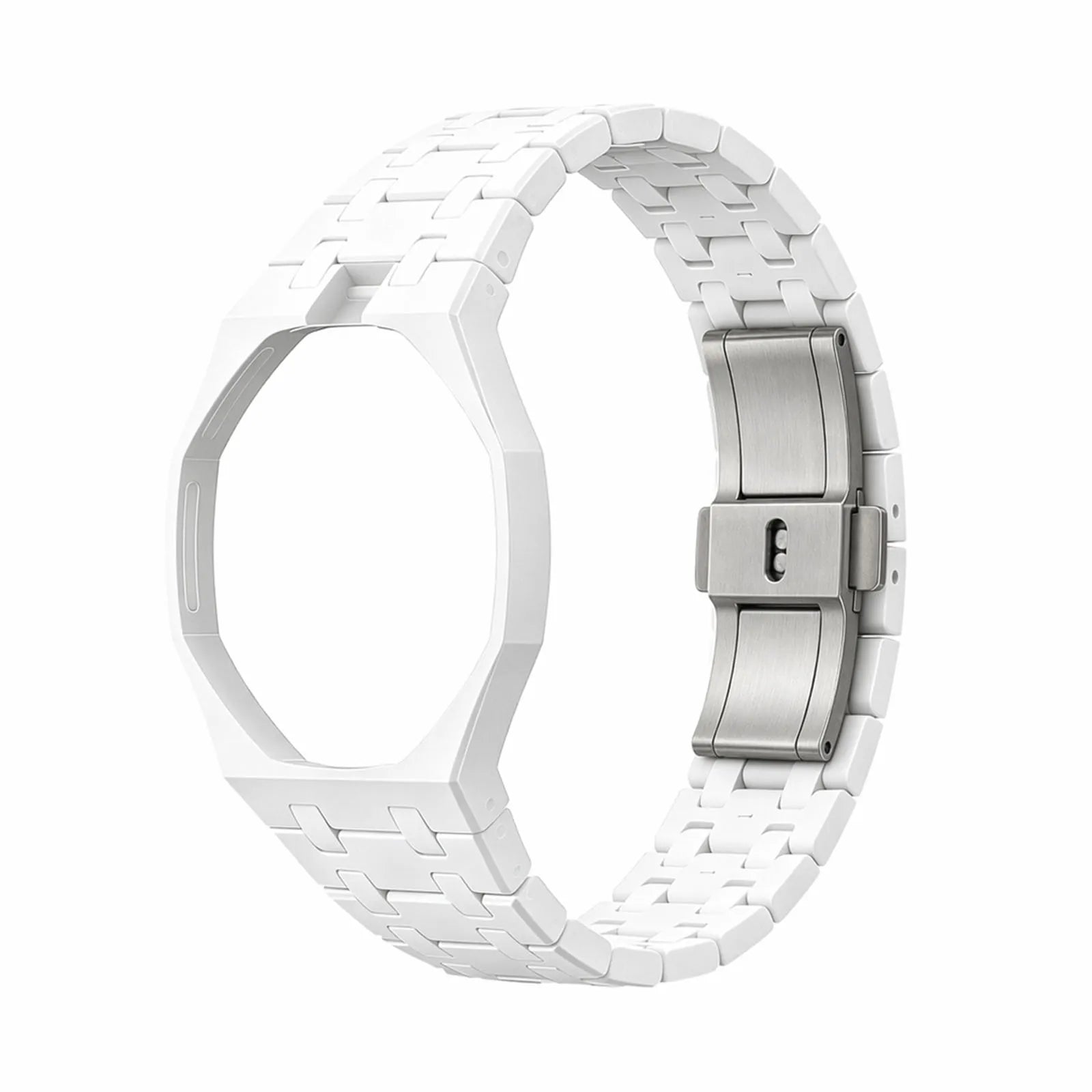 Ceramic Modification Kit for Swatch X AP Royal POP Biomaterials Watch Case + bioceramic Strap Pocket Changer To Wristwatch Qme White 12