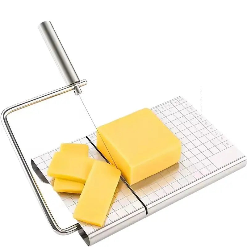 Stainless Steel Cheese Cutter Measurements Heavy Duty Butter Baking Qme