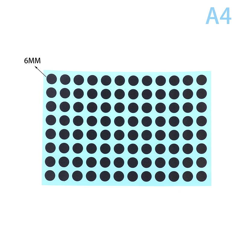 Diameter 3 4 5 Sizes Black Conductive Rubber Pads Keypad Repair IR Qme diameter-6mm