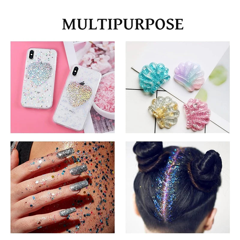 Sequin Gel Its Own Viscosity Easy Push Apply Long-lasting Makeup Qme
