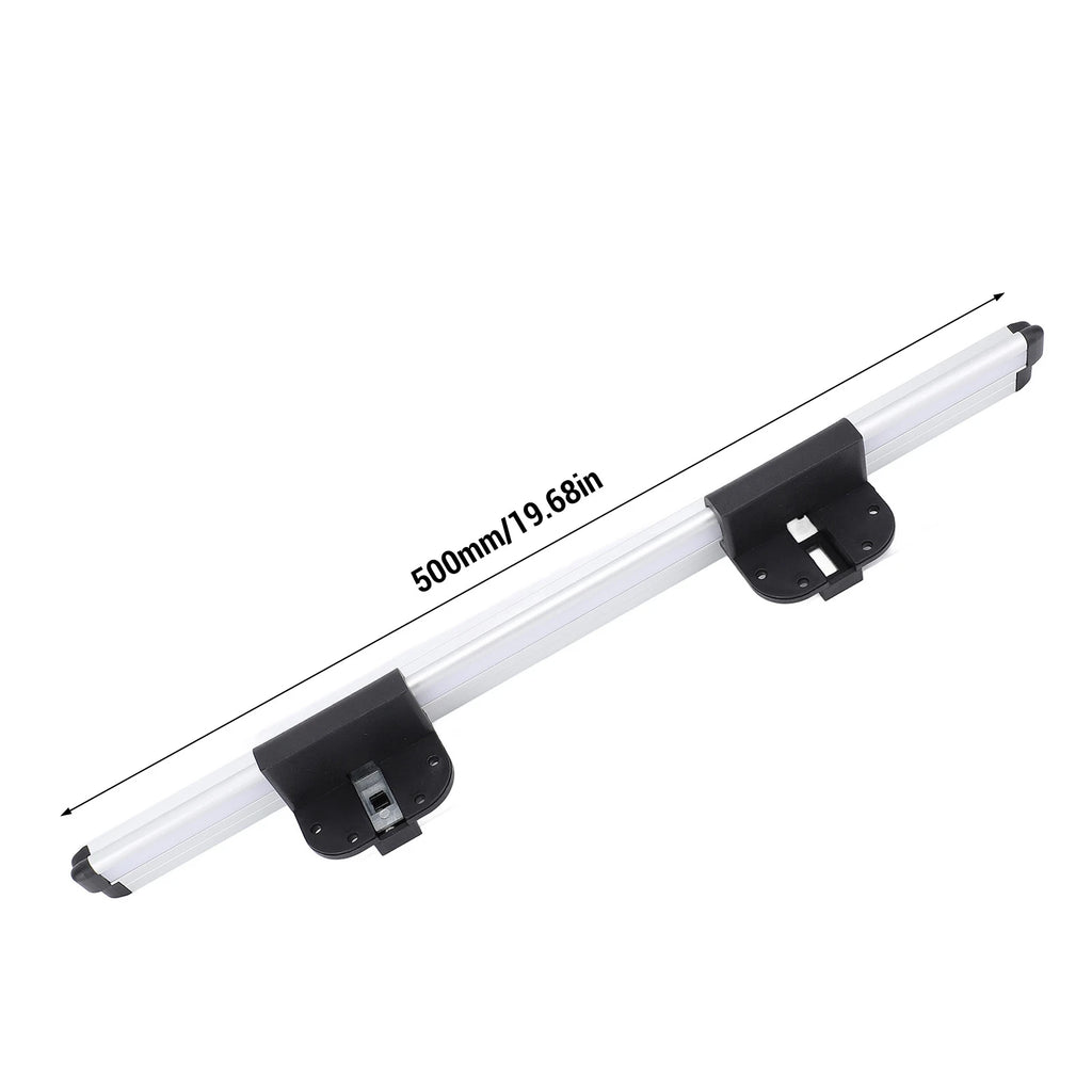 RV Table Wall Mount Bracket RV Table Rail Stable Support Enduring 20in Versatile Aluminum Alloy with Buckles for Motorhome Qme