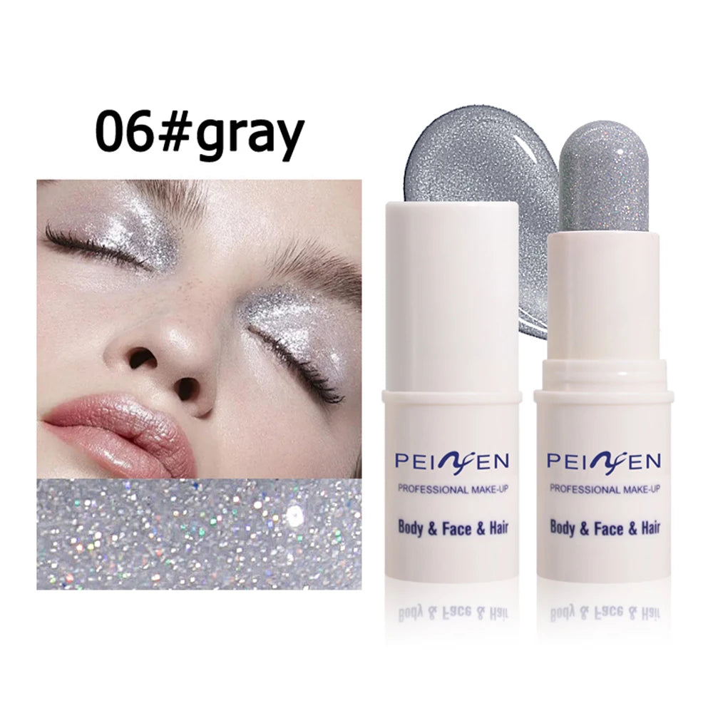 Multi Functional Makeup Stick Durable Waterproof Formula Gloss Qme 06 gray