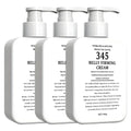 345 Belly Firming Cream with Niacinamide & Centella - 3-4-5 Complex for Delicate Skin Care & Moisturizing Qme Ivory 150g
