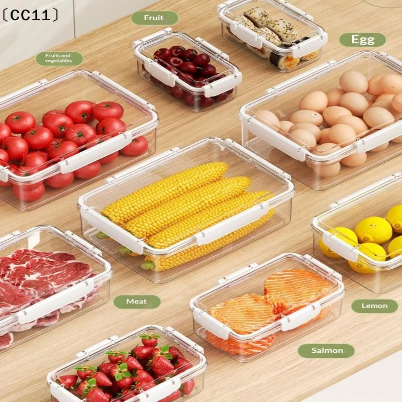 Fruit Storage Containers Fresh Food Fridge Clear Organizer Qme