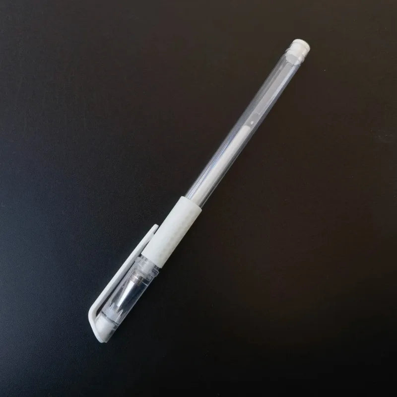 White Surgical Skin Marker Pen for Permanent Makeup Eyebrow Scribe Waterproof Marker Brow Pencil Tattoo Accessories Supplies Qme WHITE-1pc