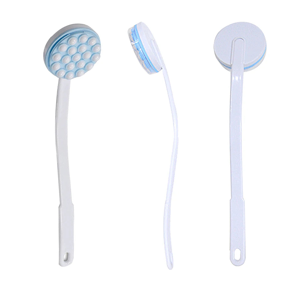 Lotion Oil Cream Applicator Body Leg Back Bath Brush Scrub Massager Qme