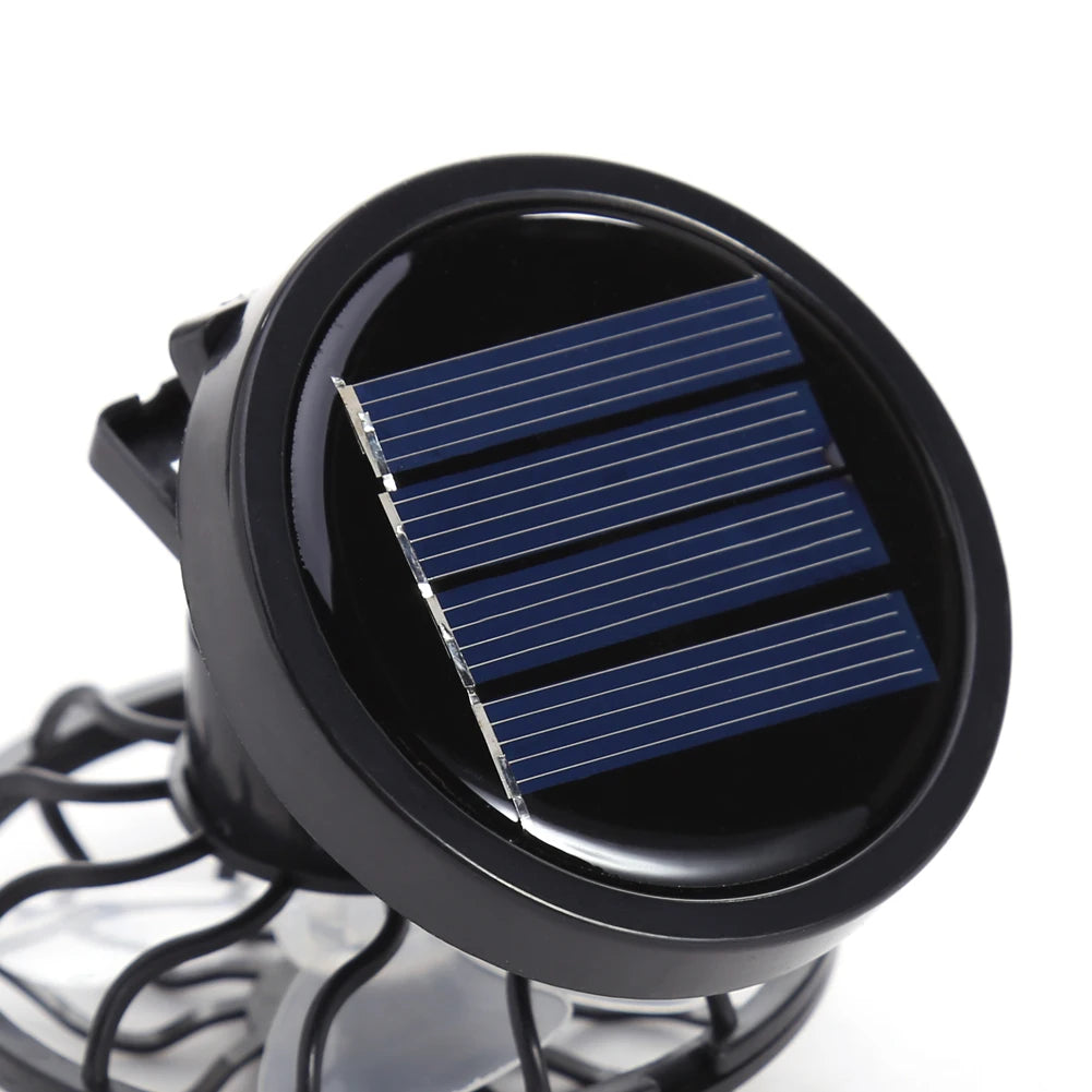 Portable Mini Solar Powered Clip Fan Mountain Climbing Camping Wilderness SurvivalSummer Hat Cap Clip Cooler Fan Qme