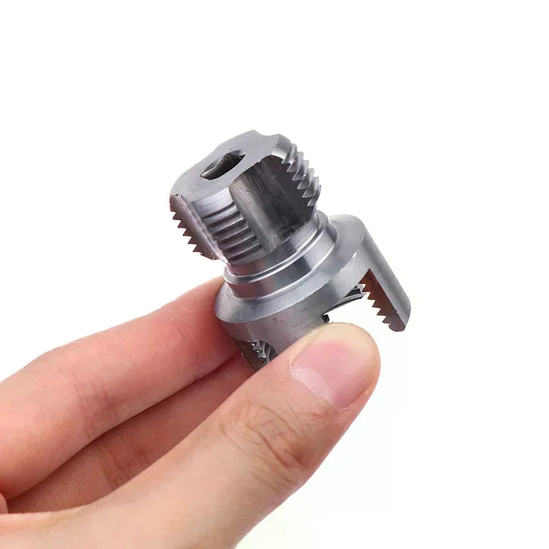 PVC Pipe Threader Kit 1/2" 3/4" PPR Threader Integrated Internal External Pipe Threading Tool Electric Drill Compatible Qme